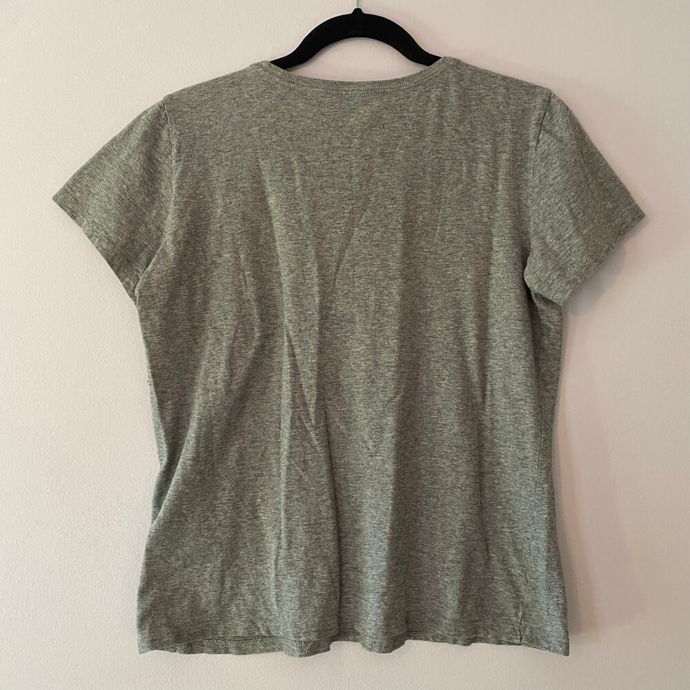 Life Is Good Gray Basic T-Shirt Normcore Casual Cotton Women's size Medium - Picture 4 of 7